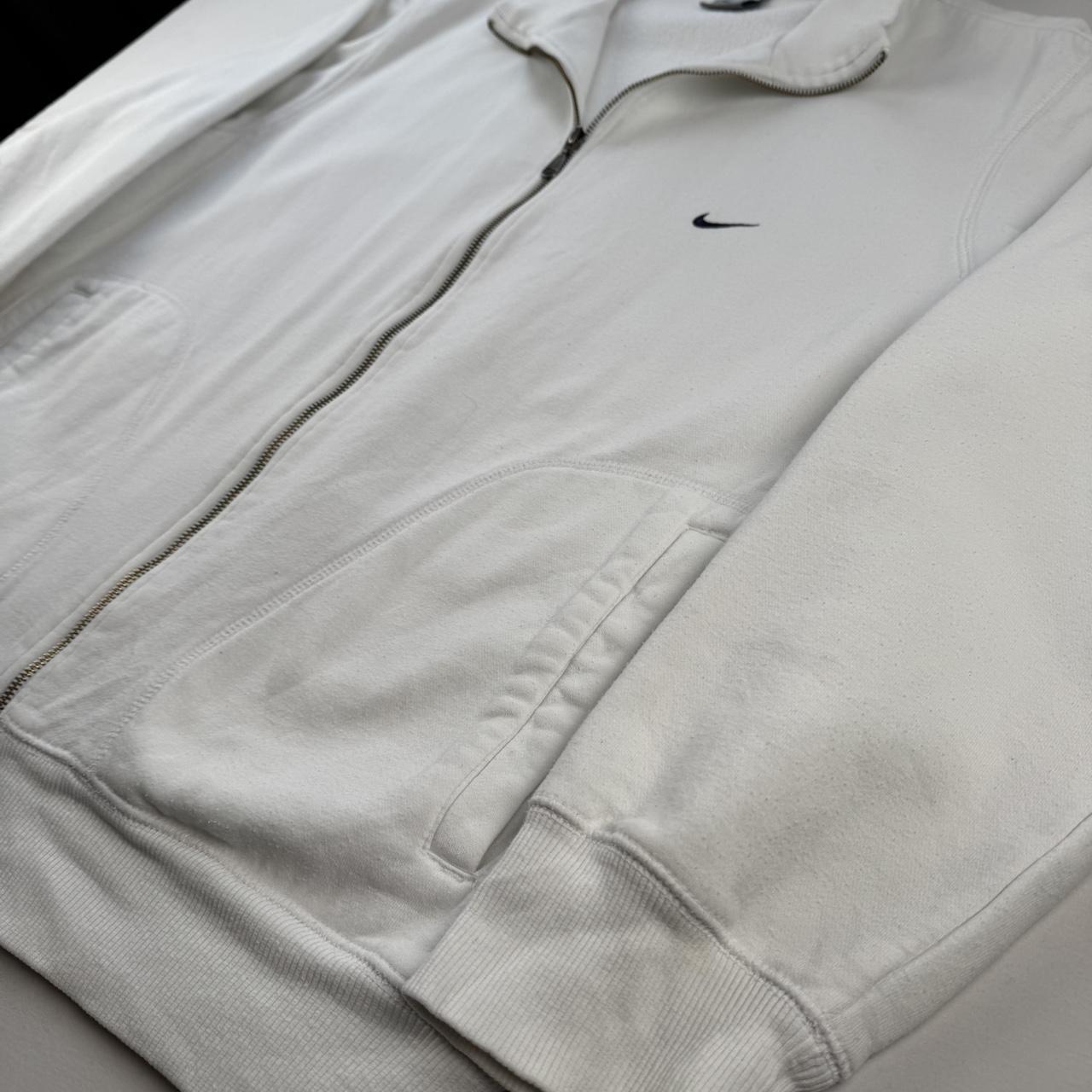 Early 2000s Nike Embroidered Swoosh Cotton Track Jacket XL