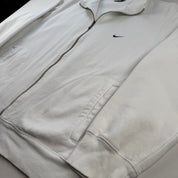 Early 2000s Nike Embroidered Swoosh Cotton Track Jacket XL
