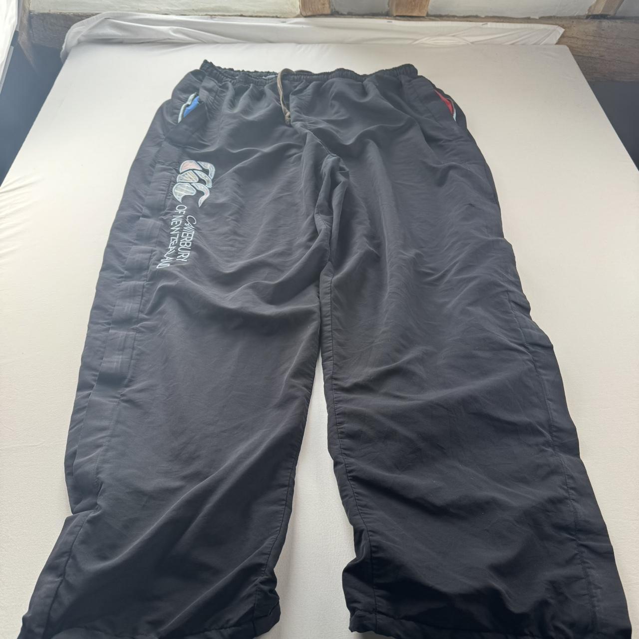 Uncuffed Black Canterbury Joggers XL