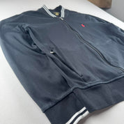 Polo Ralph Lauren Black Cotton Track Jacket M