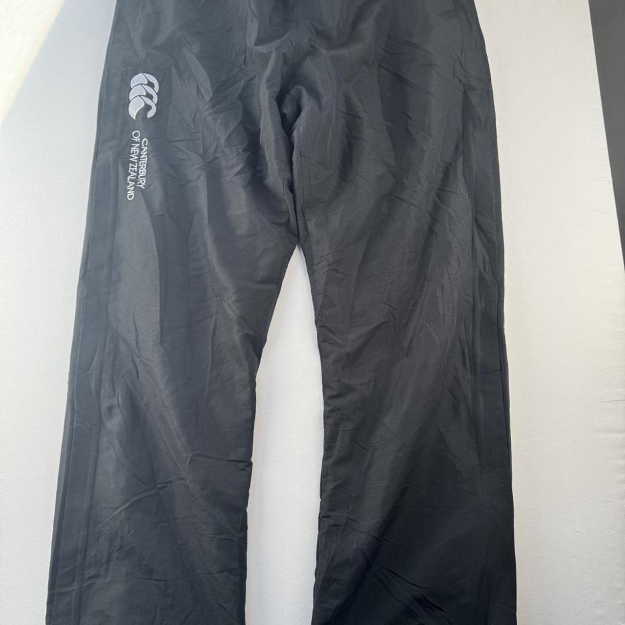 Canterbury Black and White Joggers Uncuffed XXL