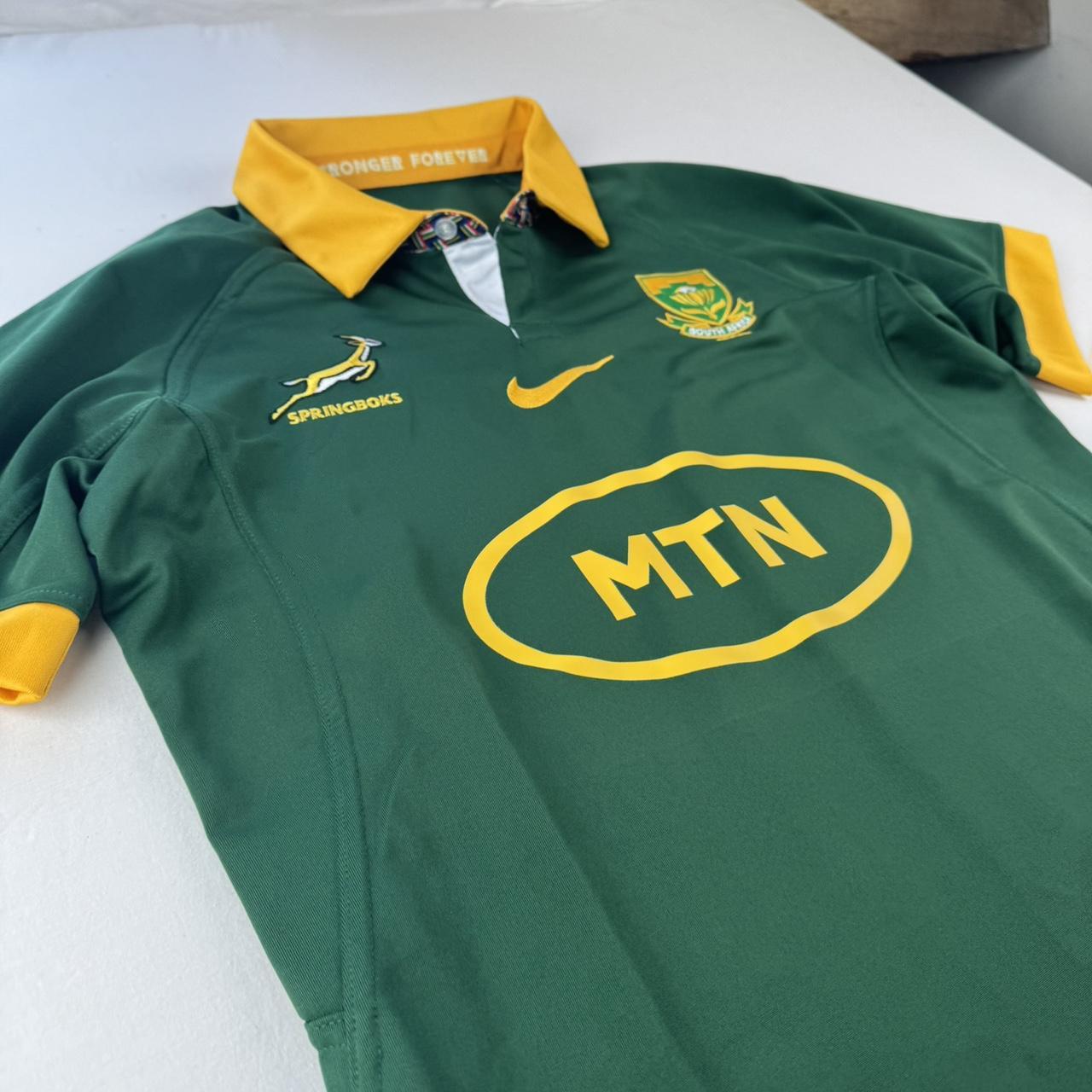 Nike South Africa Springboks Rugby Playing Shirt S