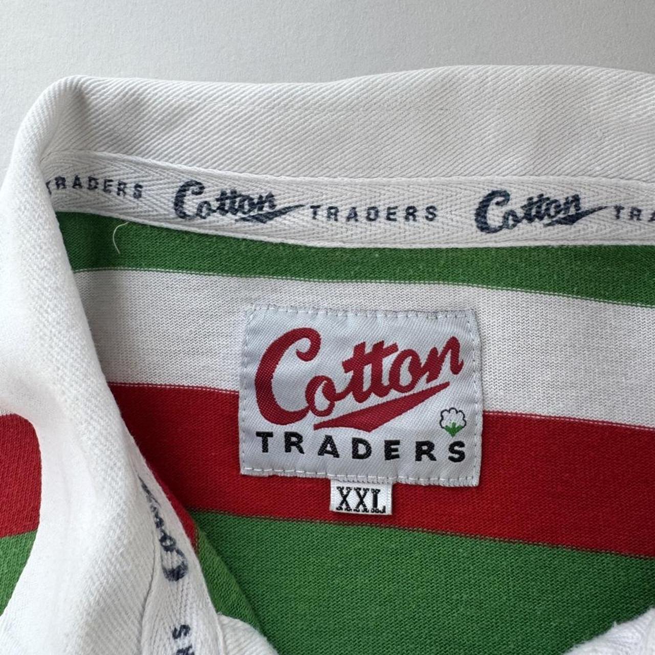 1996-97 Cotton Traders Leicester Tigers Rugby Polo Shirt XXL