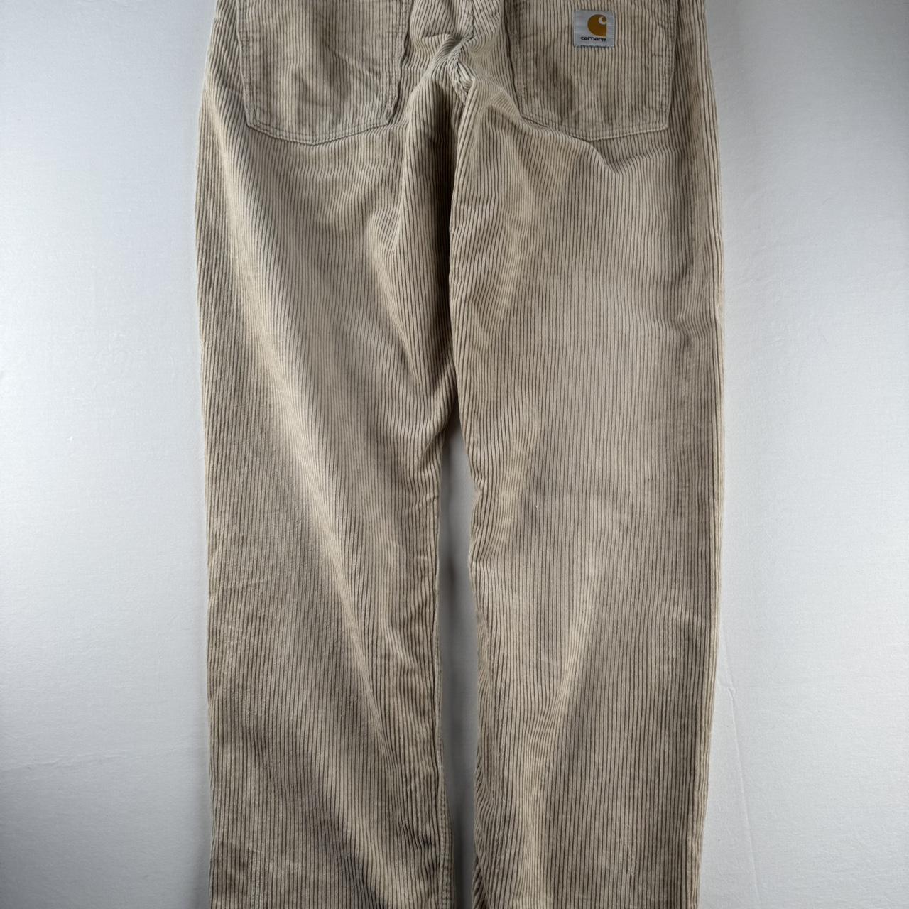 Carhartt WIP Cream Corduory Newel Pant 32W
