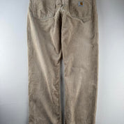 Carhartt WIP Cream Corduory Newel Pant 32W