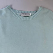 Yves Saint Laurent Crewneck Knit Sweater in Green Size L