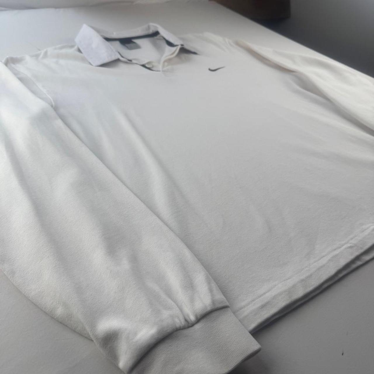 Nike Embroidered 2000s Swoosh Rugby Polo XL