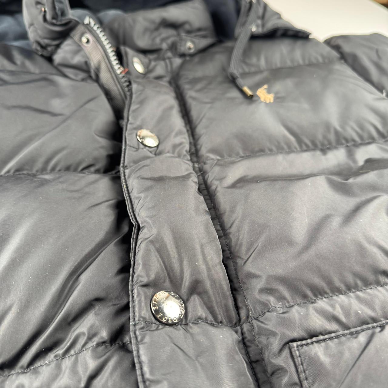 Polo Ralph Lauren Puffer Jacket in Black Size S