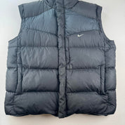 2000s Nike Oversized Embroidered Swoosh Gilet XL