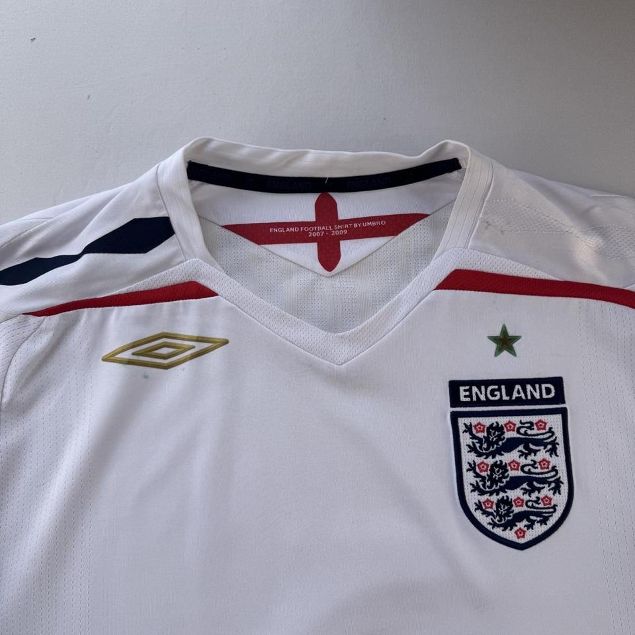 2007-09 Umbro England Football Home Shirt L