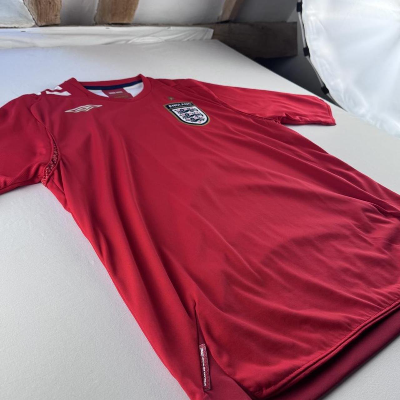 2007-09 Umbro England Away Jersey L