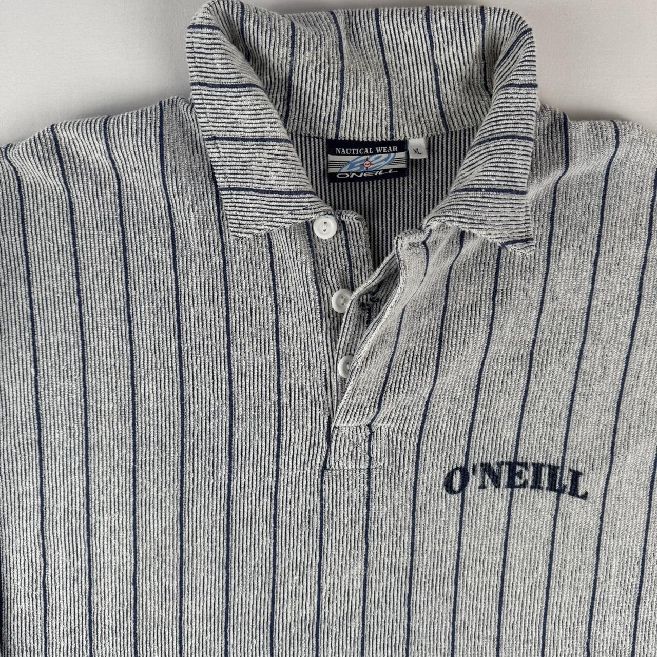 Vintage Late 1990s O'Neill Back Graphic Collared Long Jumper XL