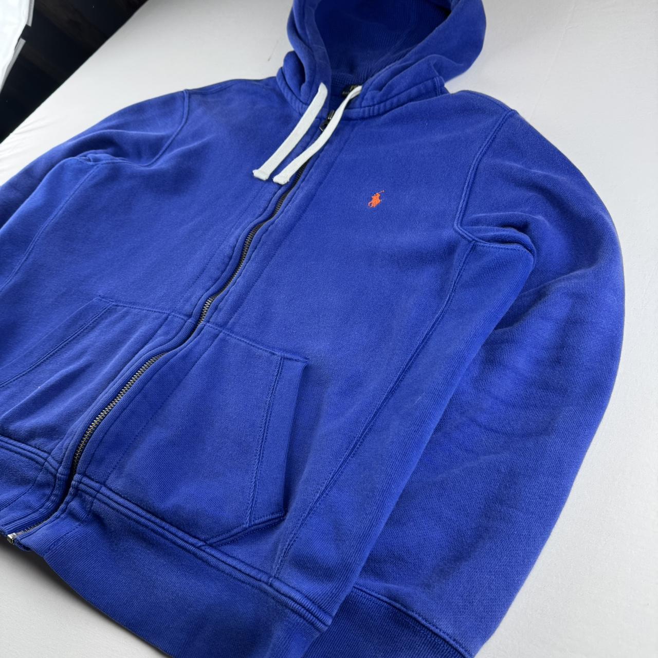 Unisex Polo Ralph Lauren Thick Oversized Full Zip Hoodie L