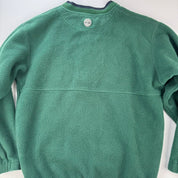 2000s Green Timberland Embroidered Full Zip Fleece Jacket M