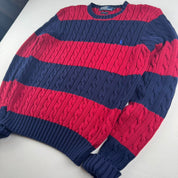 Polo Ralph Lauren Embroidered Pony Striped Knitted Jumper S