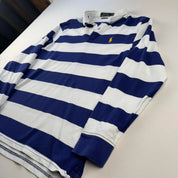 Womens Polo Ralph Lauren Striped Rugby Polo Shirt L