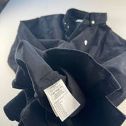 Black Carhartt WIP Long Sleeve Madison Corduroy Button Down Shirt M