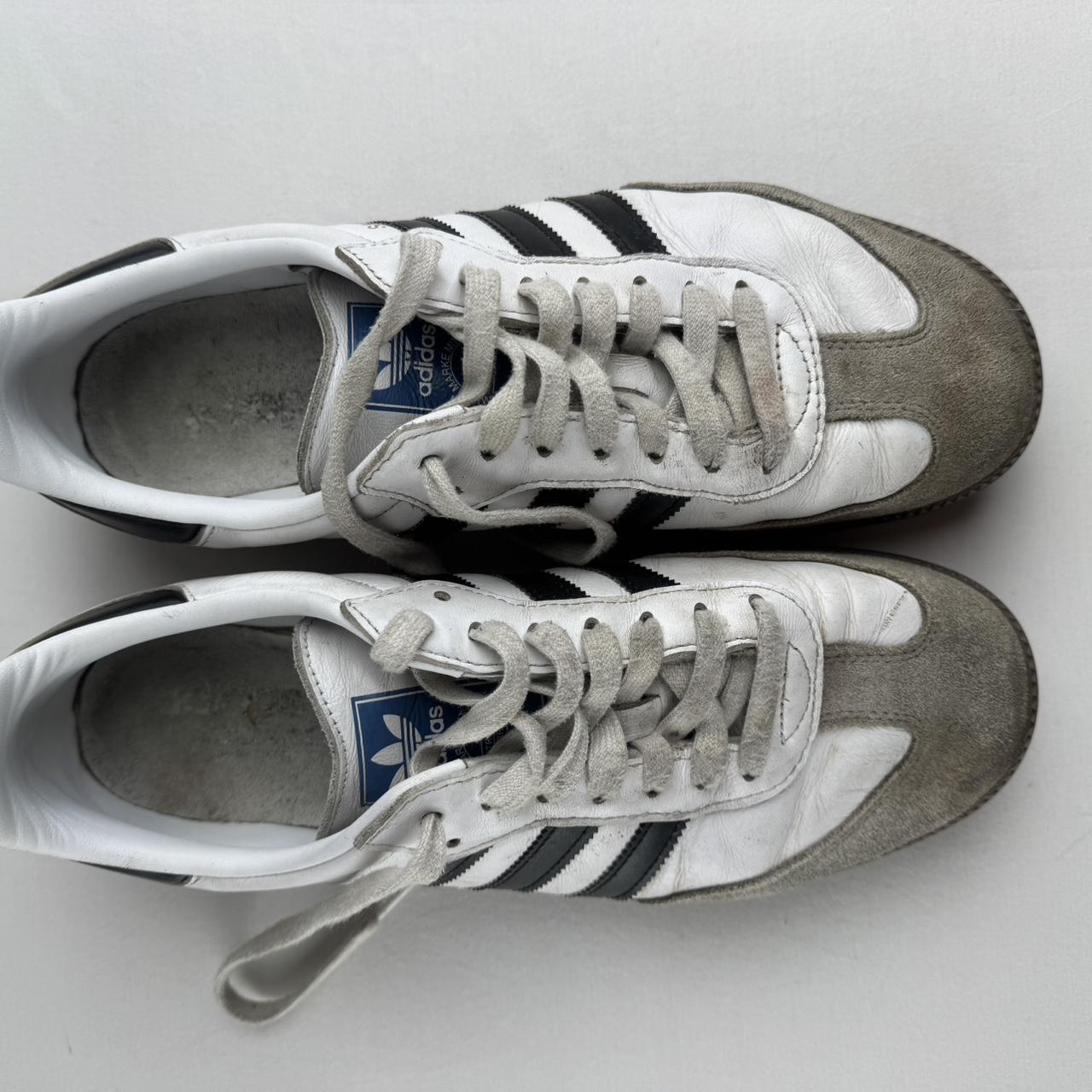 Adidas Sambas OG White and Black UK9