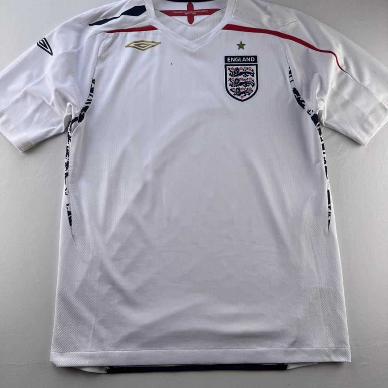 2007-09 Umbro England Football Home Shirt L