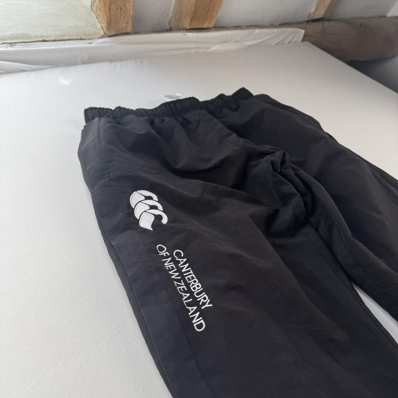 Canterbury Joggers Black and White Aged 14