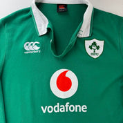 Canterbury Ireland Rugby Long Sleeve Rugby Polo Shirt L