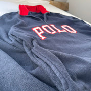 Polo Ralph Lauren Embroidered Fleece Quarter Zip Navy M