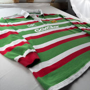 1996-97 Cotton Traders Leicester Tigers Rugby Polo Shirt XXL