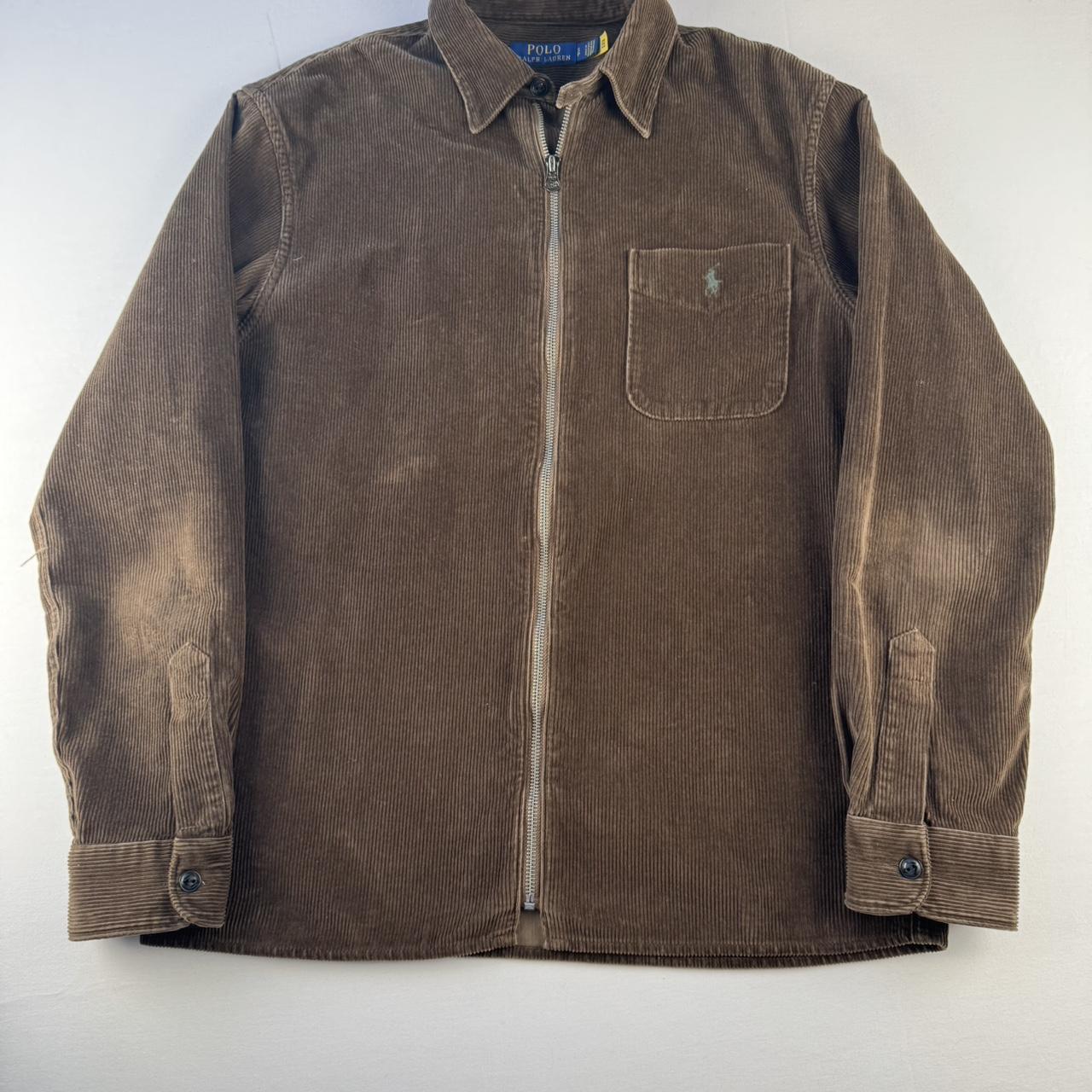 Polo Ralph Lauren Brown Full Zip Corduroy Shacket S