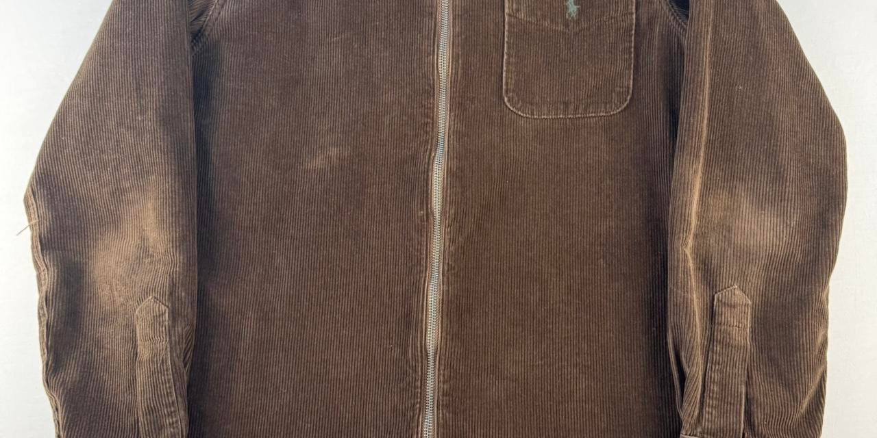 Polo Ralph Lauren Brown Full Zip Corduroy Shacket S