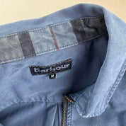 Modern Barbour Stunning Blue Cotton Shacket M