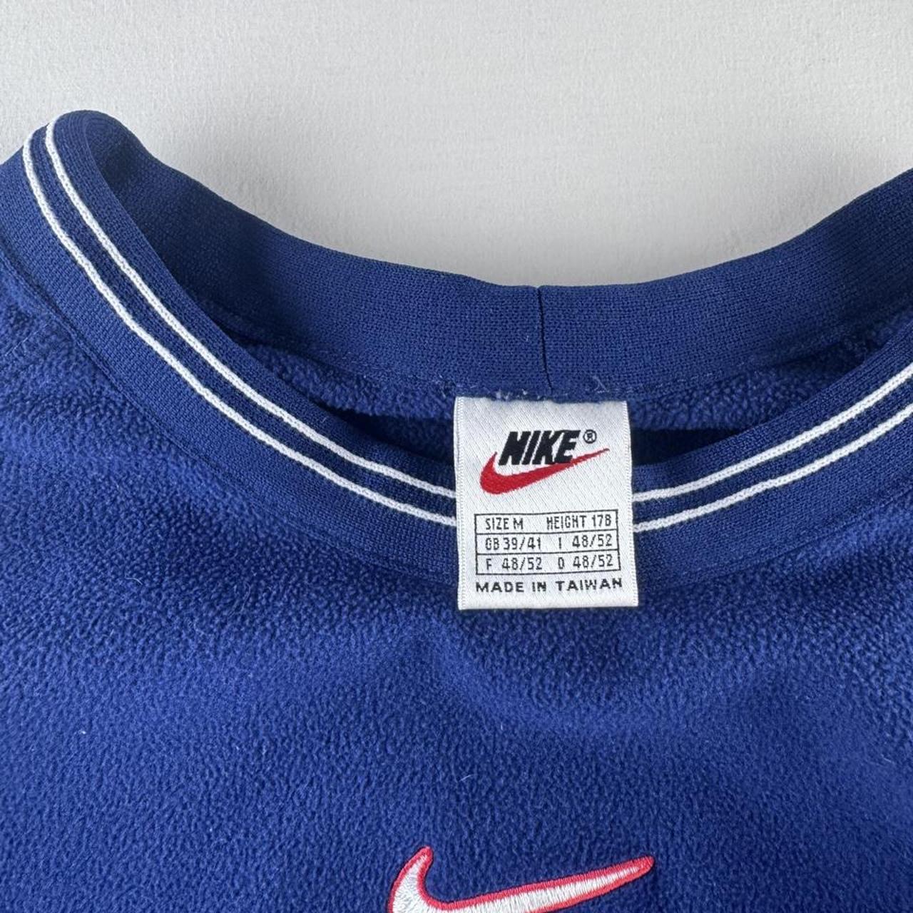 1990s Rare Centre Swoosh Russia Football Sweatshirt M