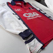 1999-2000 Cotton Traders Gloucester Rugby Long Sleeve Rugby Polo Shirt S