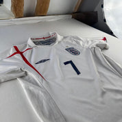 2005-07 Umbro England Home David Beckham 7 Jersey S