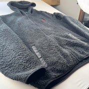 Modern Polo Ralph Lauren Red Pony Sherpa High Neck Fleece Jacket XL
