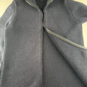2005 Authentic Stone Island Thick Knitted Full Zip Jumper XXL