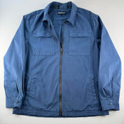 Modern Barbour Stunning Blue Cotton Shacket M