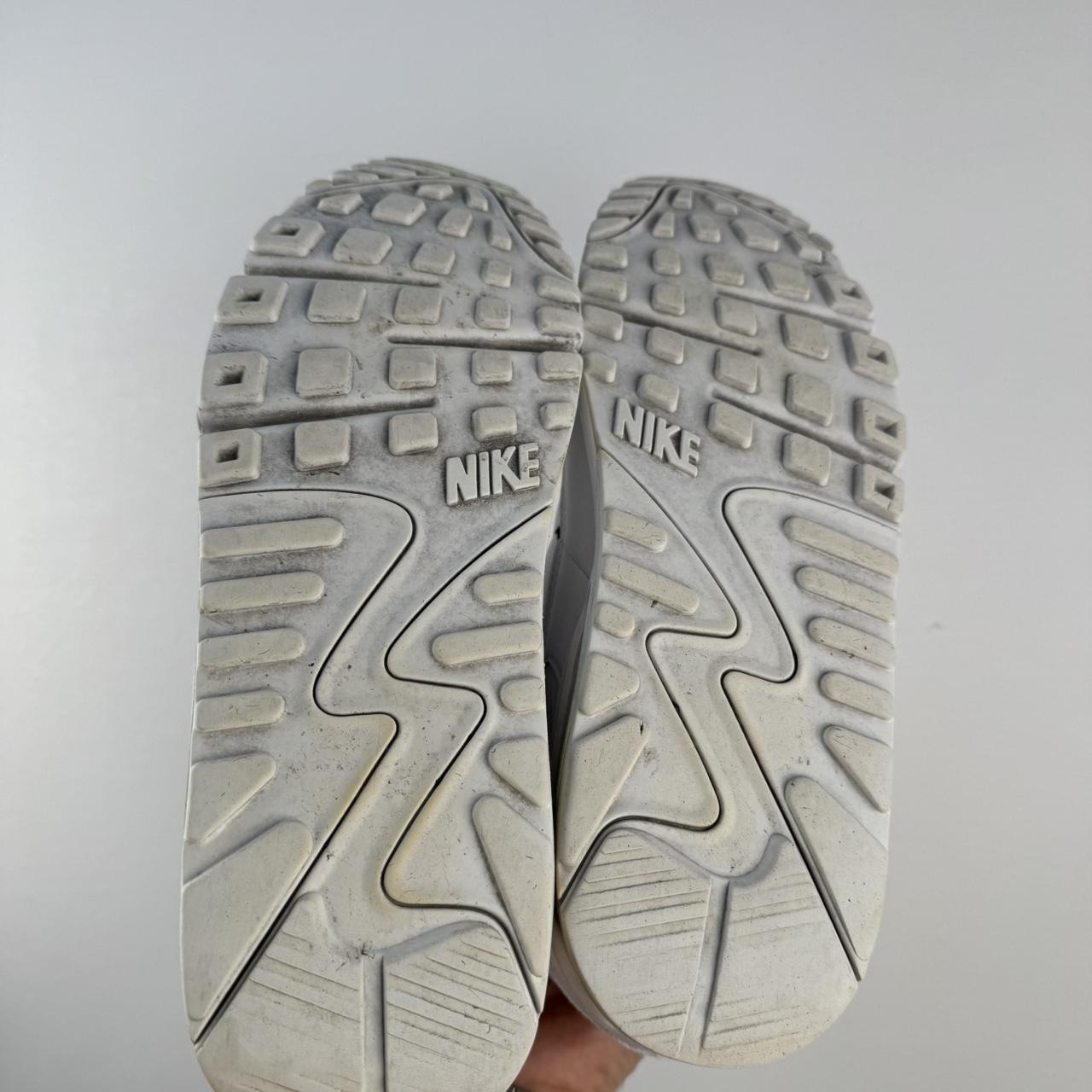 Nike Air Max 90s White Black UK8