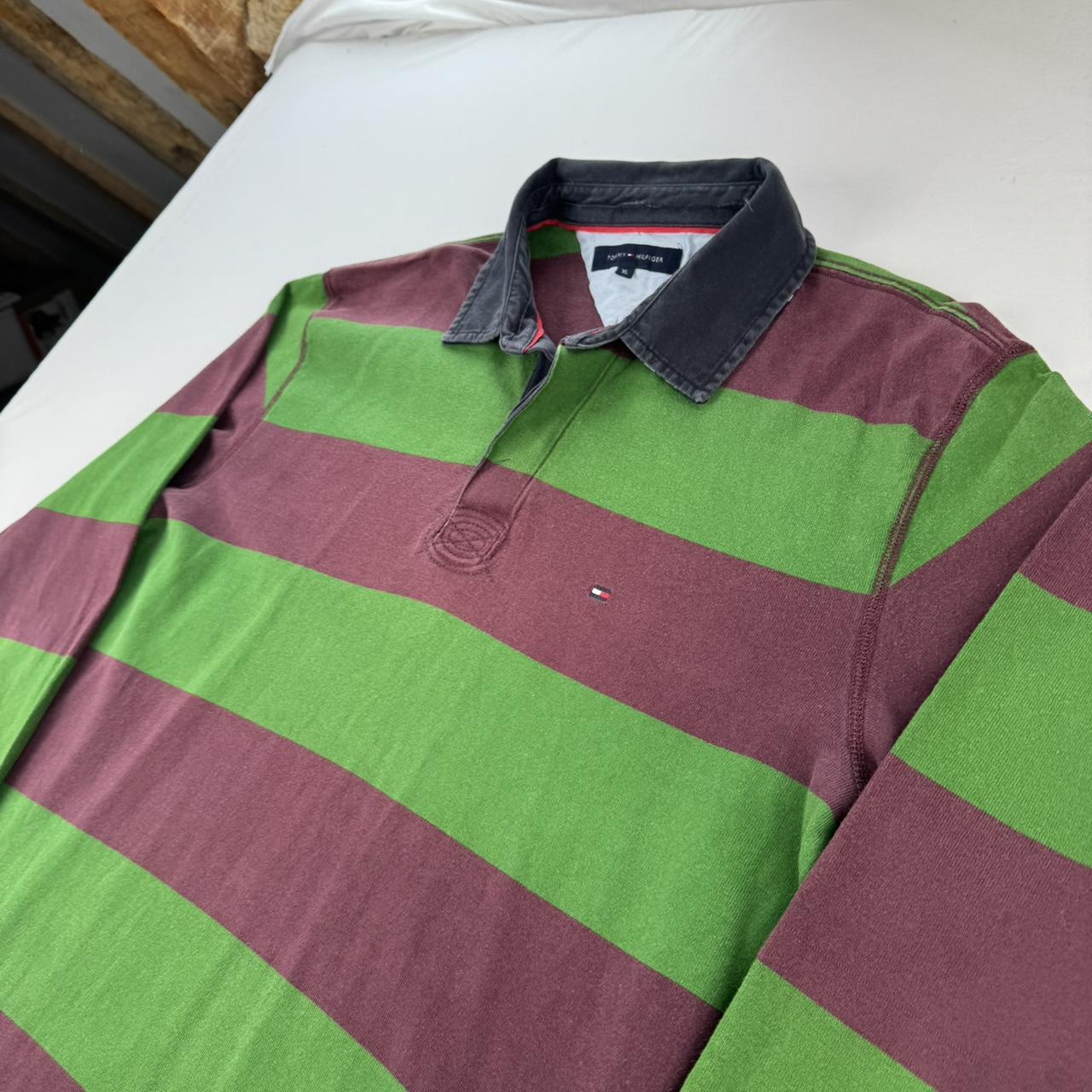 Tommy Hilfiger Striped Embroidered Rugby Polo XL