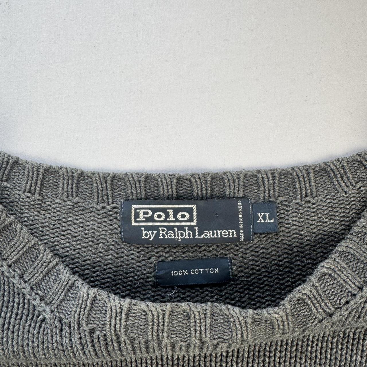 Polo By Ralph Lauren Crewneck Knit Sweater in Grey Size XL