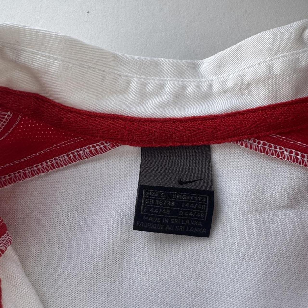 2003 England Rugby Home Long Sleeve Rugby Polo S