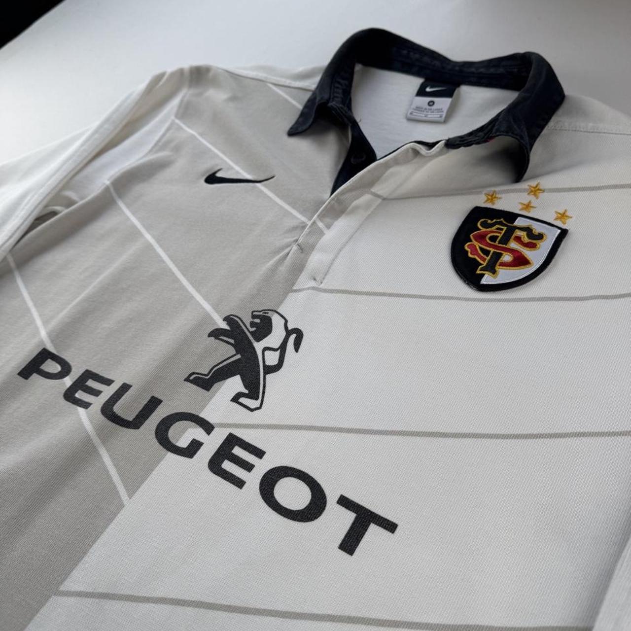Stade Toulousain Nike Embroidered Rugby Polo Shirt M