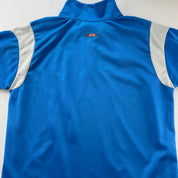 Rare 2004-06 England Umbro 1/4 Quarter Zip Training T Shirt M
