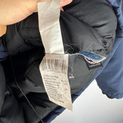 Canada Goose black Montebello jacket with logo patch and quilted design.