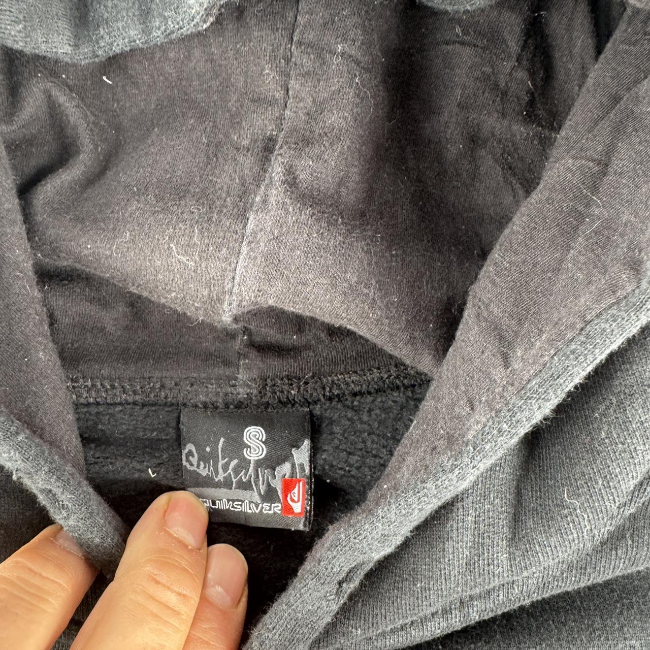 Quiksilver Embroidered Spellout Surf y2k Hoodie S