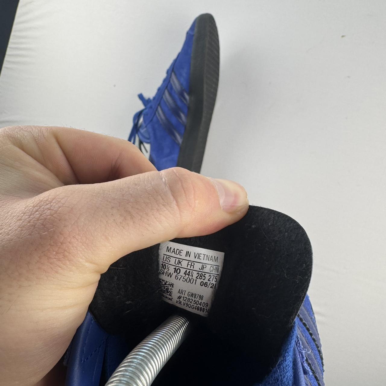 Adidas Gazelle Royal Blue and Black UK10