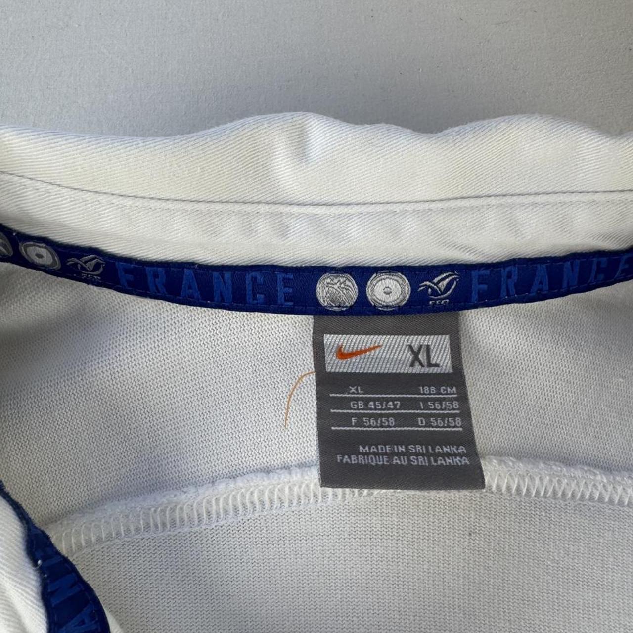 Nike 2007 France Rugby Long Sleeve Rugby Polo XL