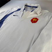 Nike 2007 France Rugby Long Sleeve Rugby Polo XL