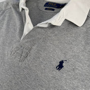Polo Ralph Lauren Grey Rugby Polo Shirt L