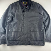 Black Barbour Bodmin Wax Jacket with Corduory Collar XXL