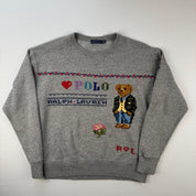 Polo Ralph Lauren Crewneck Sweatshirt in Grey Size S